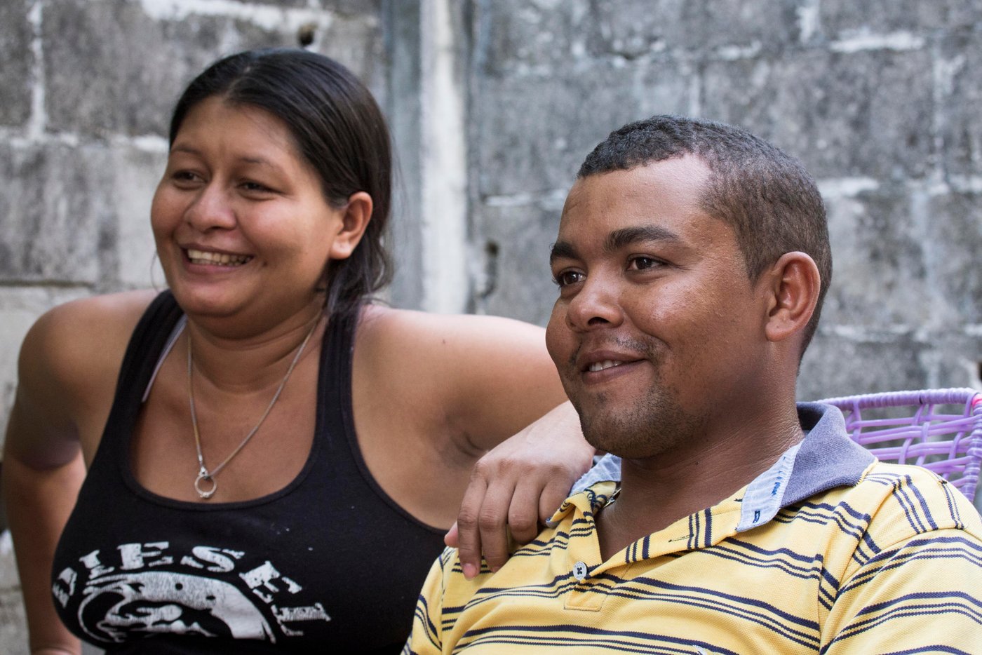 "Before of having refugee document, we were as prisoners in our home because of the fear to be deported. Now we are able to go out and my husband go to work every day"
Estado de Barinas, Venezuela
Photo: Fernanda Pineda - NRC
2015