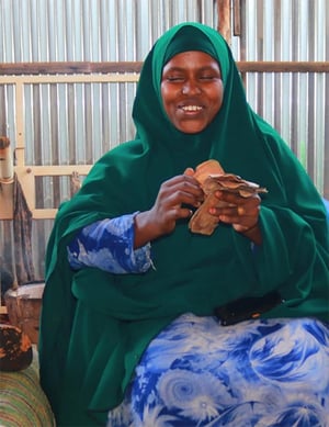 Front page of the report "Businesswomen of Baidoa".