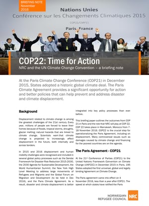 COP22: Time for Action