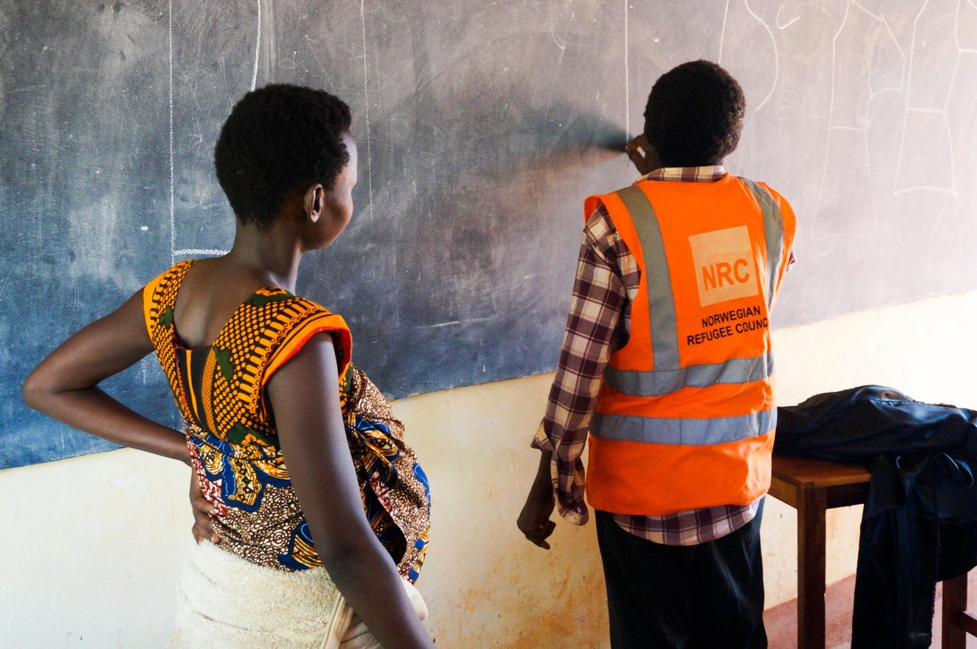 Nizigama Janine, age 20
“I was born in Burundi, but we fled in 2016 because of the instability. I’m learning how to tailor shirts, pants, skirts and dresses. I like everything about this course. I want to find work after this, I hope to get a job with NRC.”
“I have one child already. I don’t know when the baby I’m carrying will be born.”
Photo: Guri Romtveit/NRC