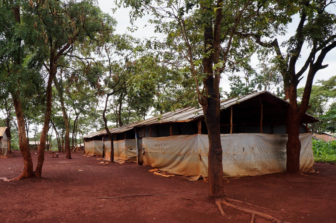 School facilities in Nyarugusu. NRC has built new latrines for the girls in this school.
Photo: Guri Romtveit/NRC
