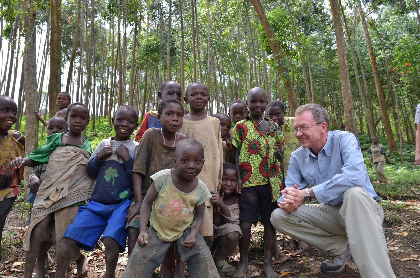 NRCs Head of board Idar Kreutzer visiting DRC with SG Elisabeth Rasmusson, 2012.
Photo: Erik Abild/NRC