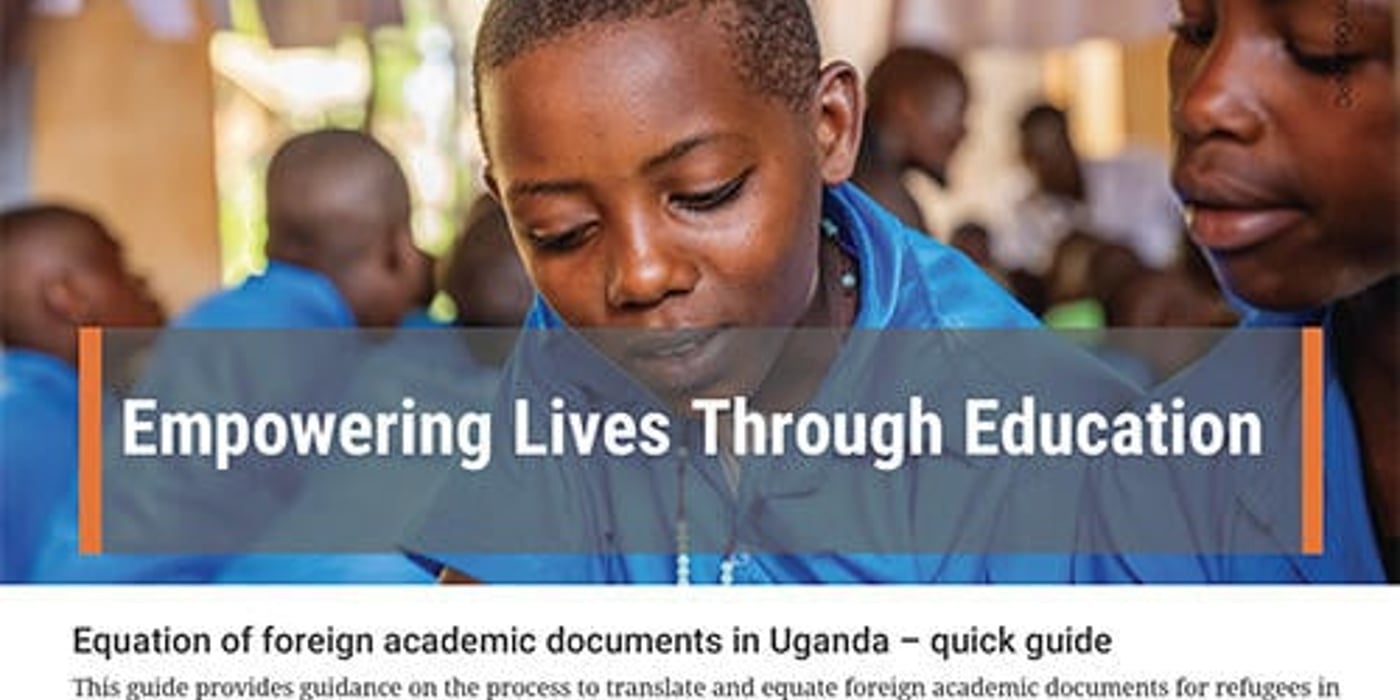 Front page of the guide "Empowering lives through education".