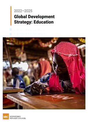 Front page of "Global Development Strategy: Education 2022-2025"