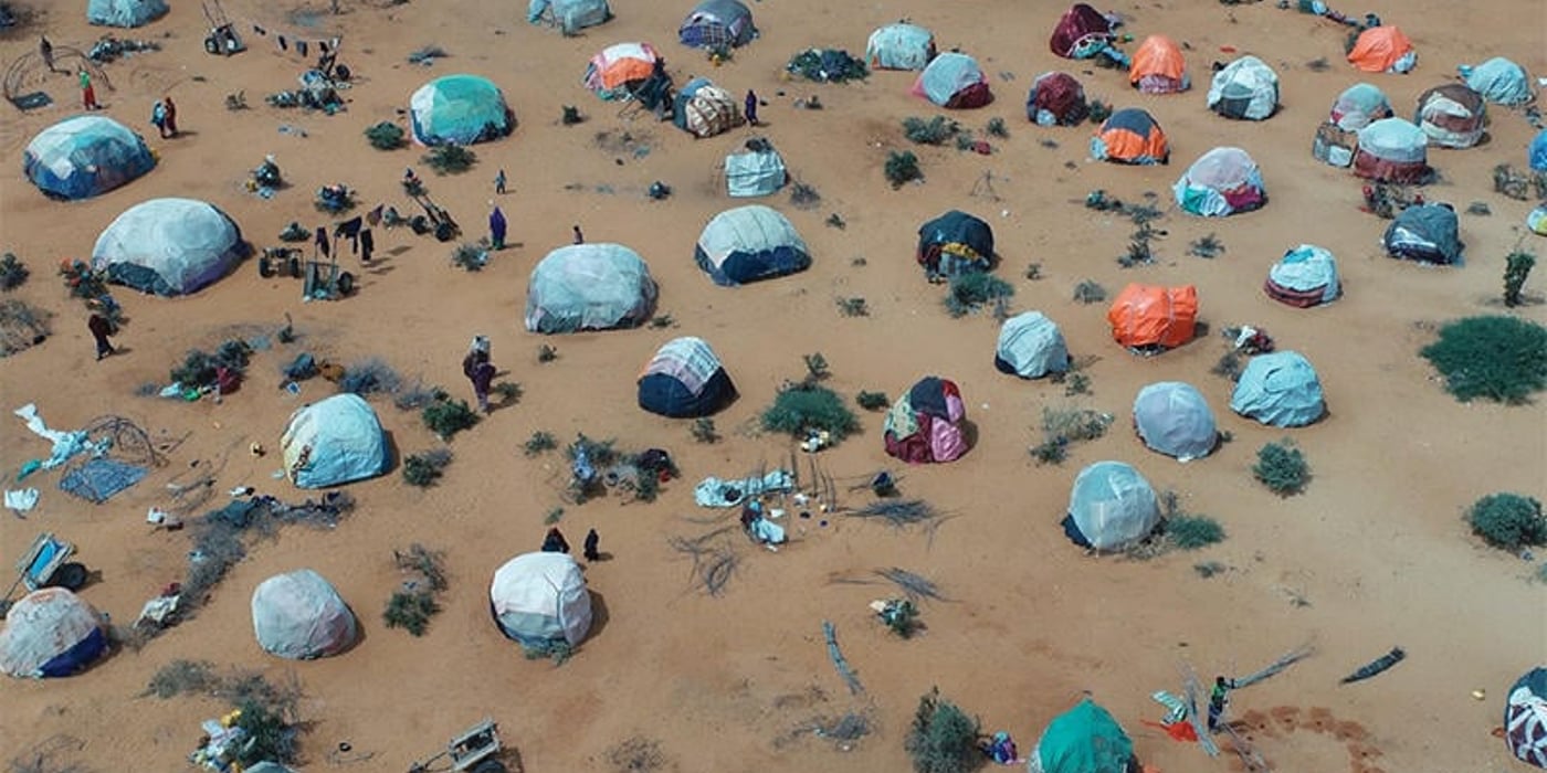 Front page of "NRC Horn of Africa Drought Response, January 2022 - June 2023".