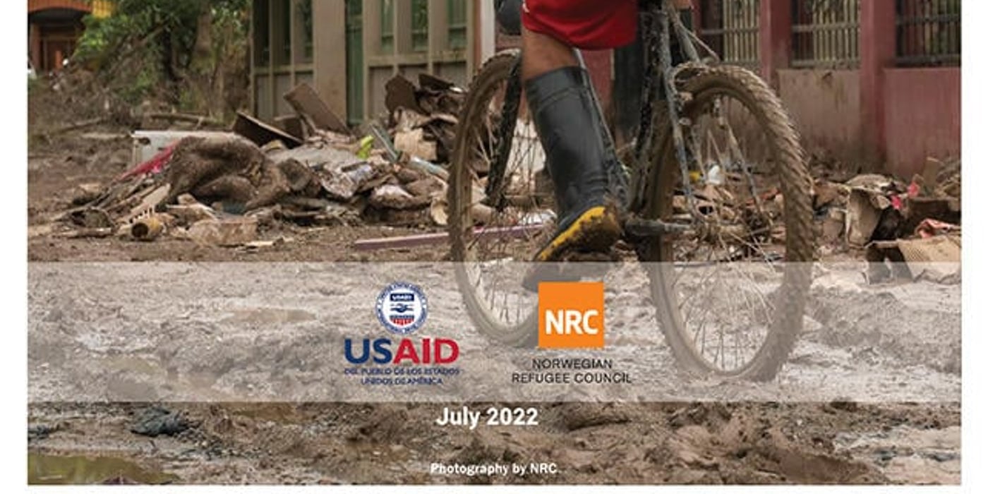Front page of the report "I want my place": Housing, land and property (HLP) rights for persons affected by displacement in El Salvador. 