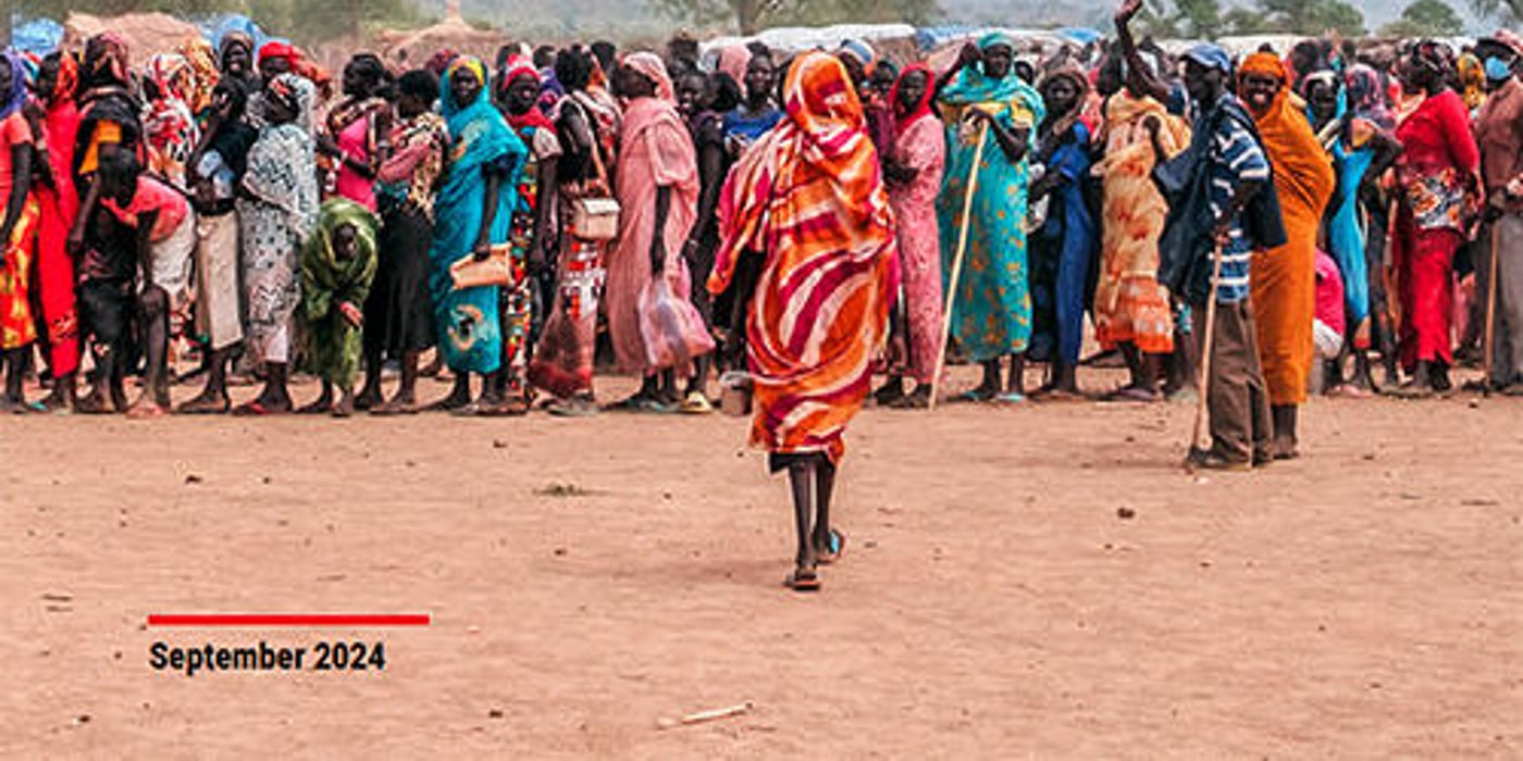 Front page of the report "If bullets miss, hunger won't - Beyond the numbers: Hunger and conflict in Sudan".