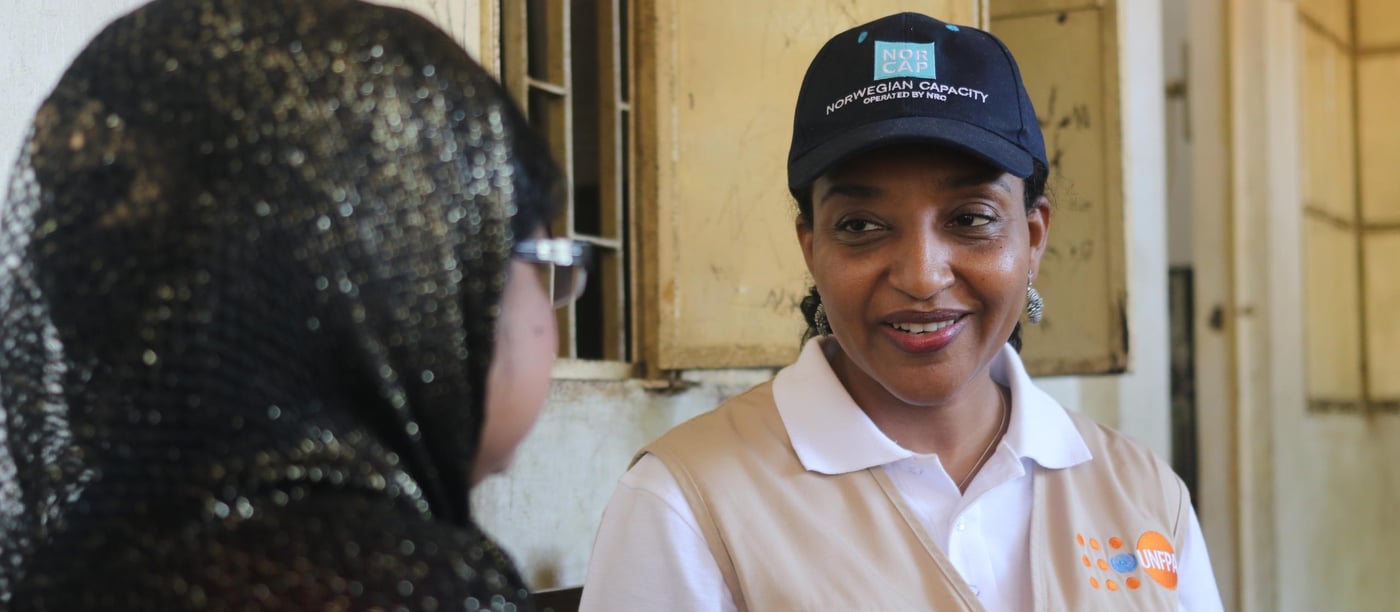 Nada Hamza was deployed as a sexual and reproductive health specialist to UNFPA in the Royingya refugee crisis in Bangladesh in 2017-2018. (Photo: Ingrid Prestetun/NRC)