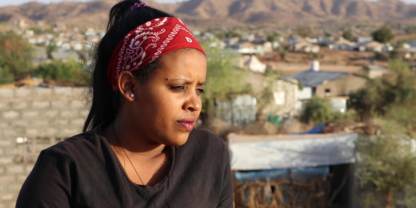 Eden (20) Hitsats, Shire, Ethiopia.
Photo: Ingrid Prestetun/NRC