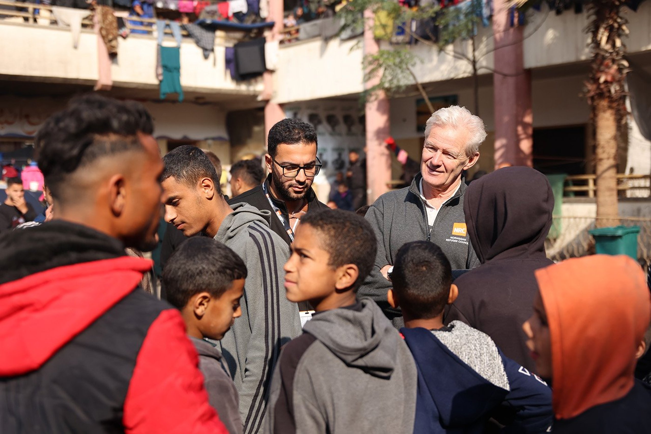 Jan Egeland in Rafah, Gaza February 2024.