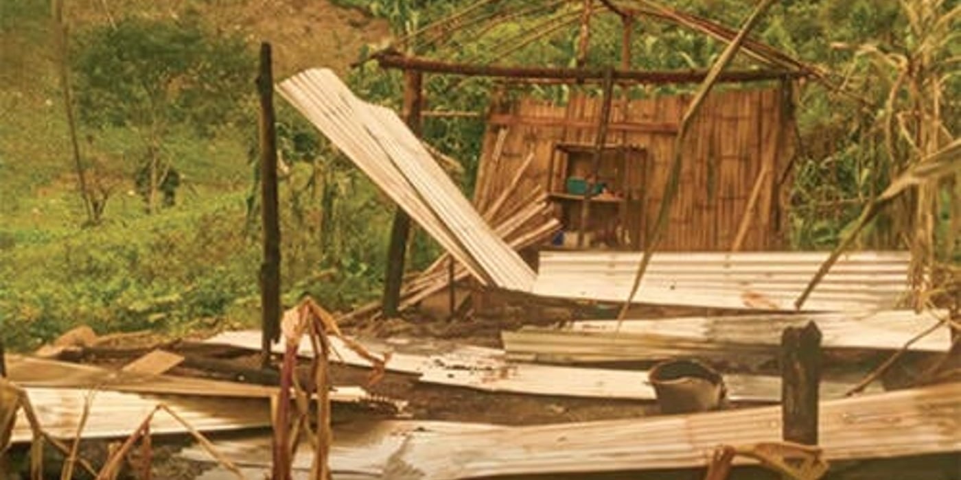 Front page of the report "Now we have nothing left: a study on housing, land and property of displaced indigenous communities in Guatemala".