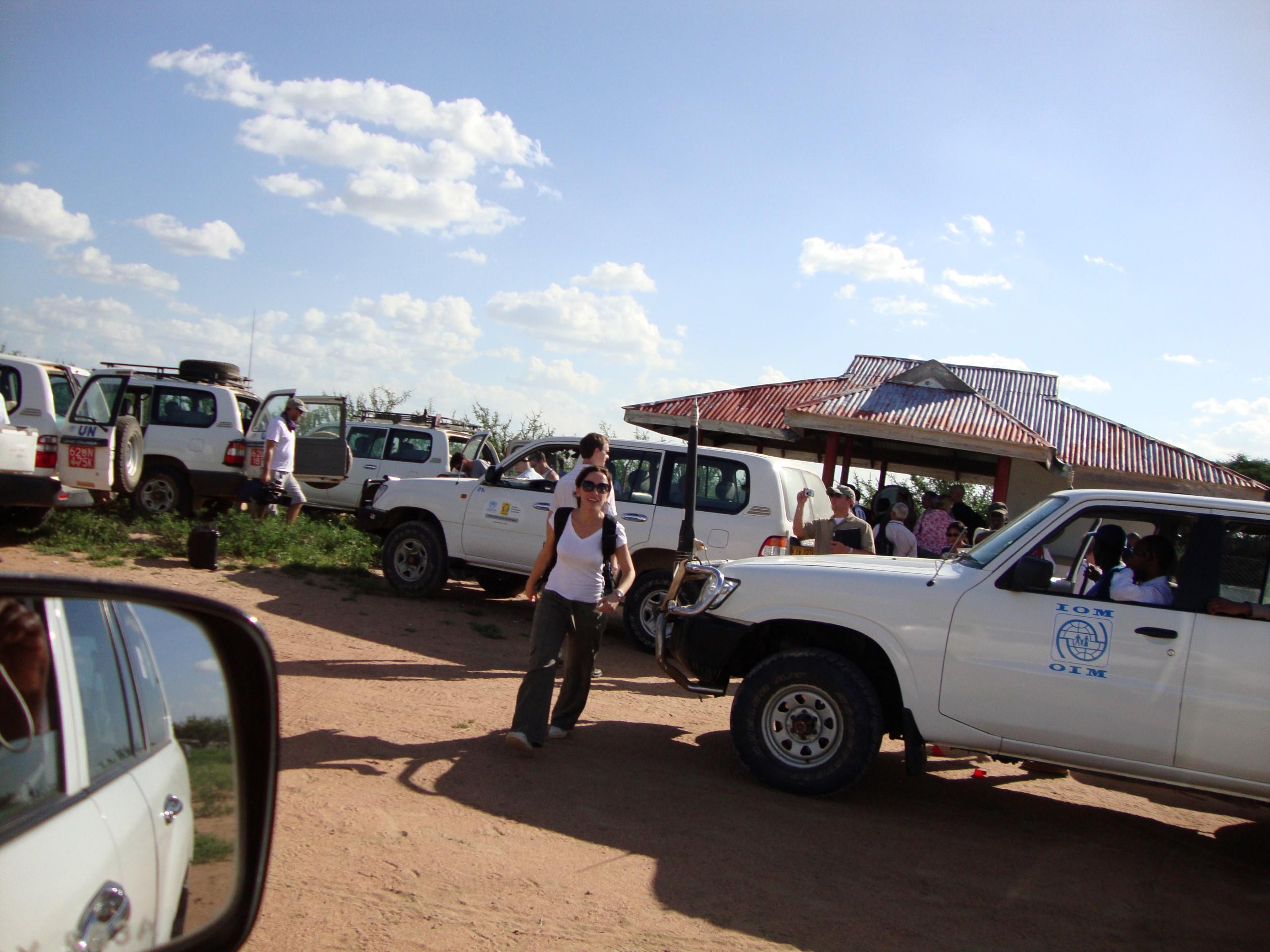 NRC Staff at Dadaab Airport, Kenya.