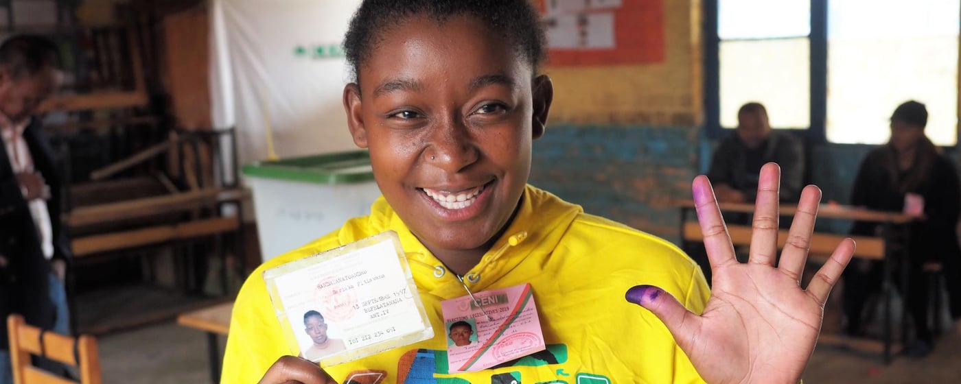"It is my right to vote and I don't want to lose my right", says Sariaka Fitiavana Randrianatoandro. (Photo: NORCAP/Ida Sem Fossvik)