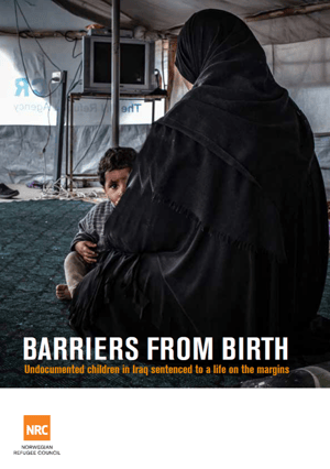 Front page of Barriers from Birth report.